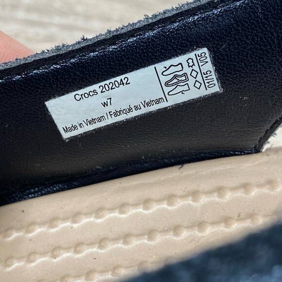 Black Wedge Sandals - Picture 8 of 9